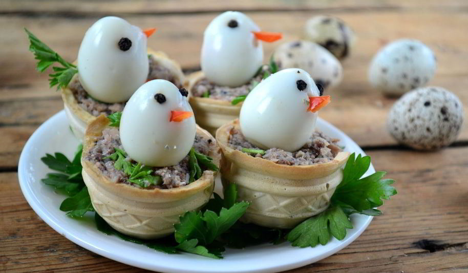 Рецепт новогодних тарталеток петушки