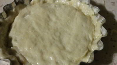 сдобные тарталетки с нектарином