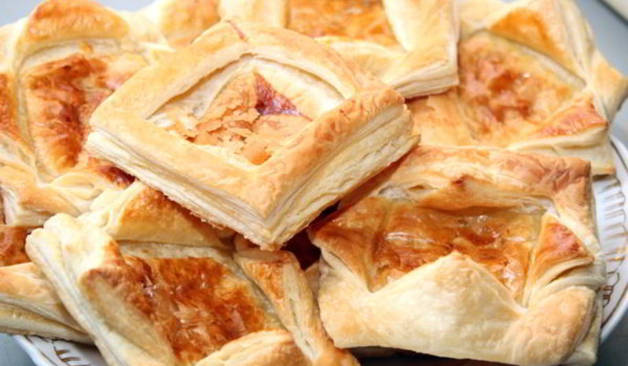 Рецепт тарталеток из слоеного теста