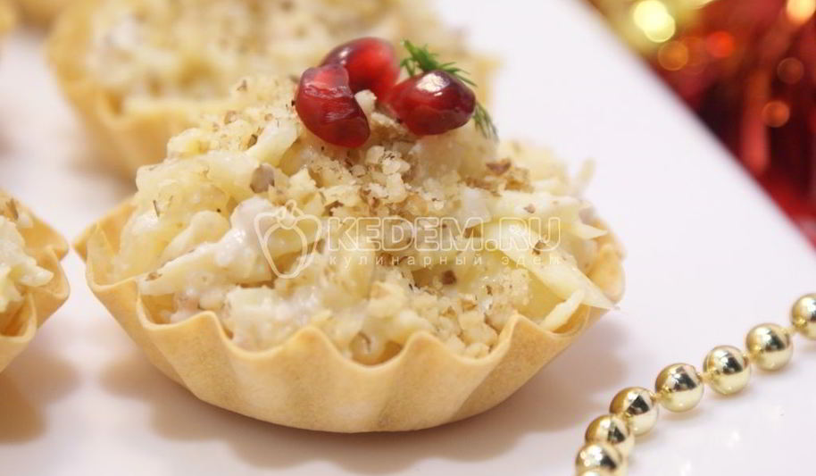 Рецепт тарталеток на праздничный стол