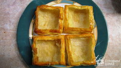 тарталетки с форелью и семгой