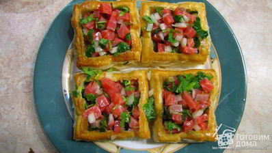 тарталетки с форелью и семгой