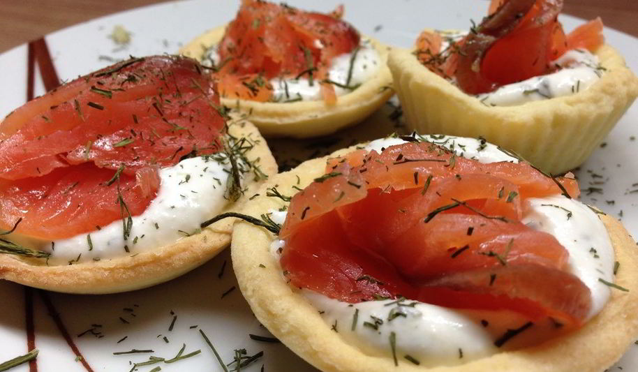 Рецепт тарталеток с форелью