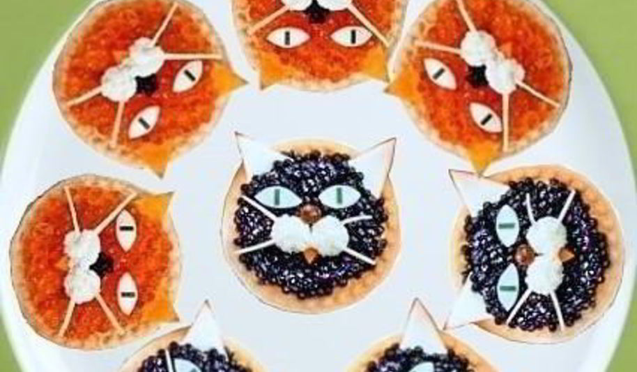 Рецепт тарталеток с икрой черной и красной