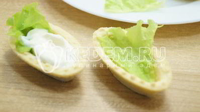 тарталетки с икрой