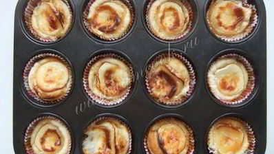 тарталетки с козьим сыром и медом