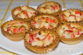 Тарталетки с крабовой начинкой