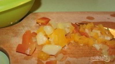 тарталетки с курицей и ананасом