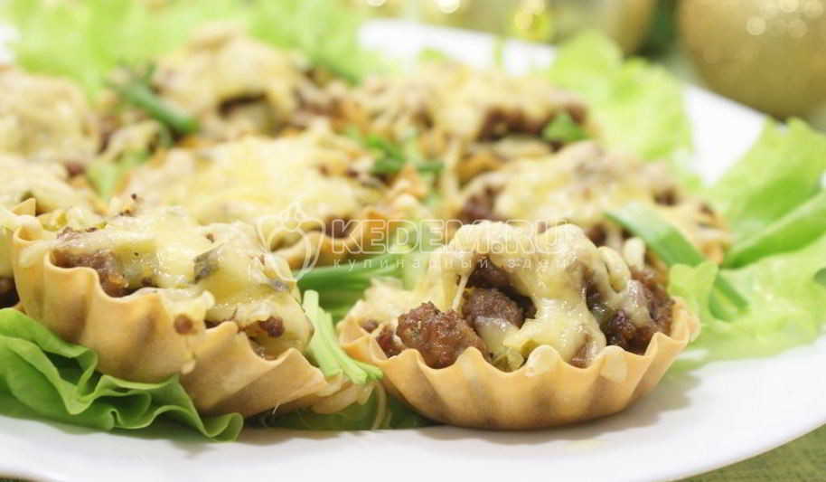 Рецепт тарталеток с начинкой новогодний сюрприз