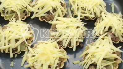 тарталетки с начинкой новогодний сюрприз