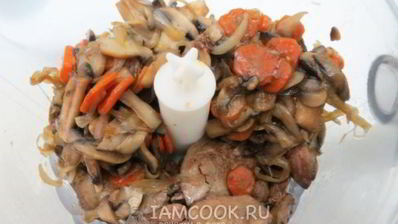 тарталетки с печеночно-грибной начинкой