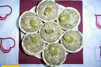 Тарталетки с печенью