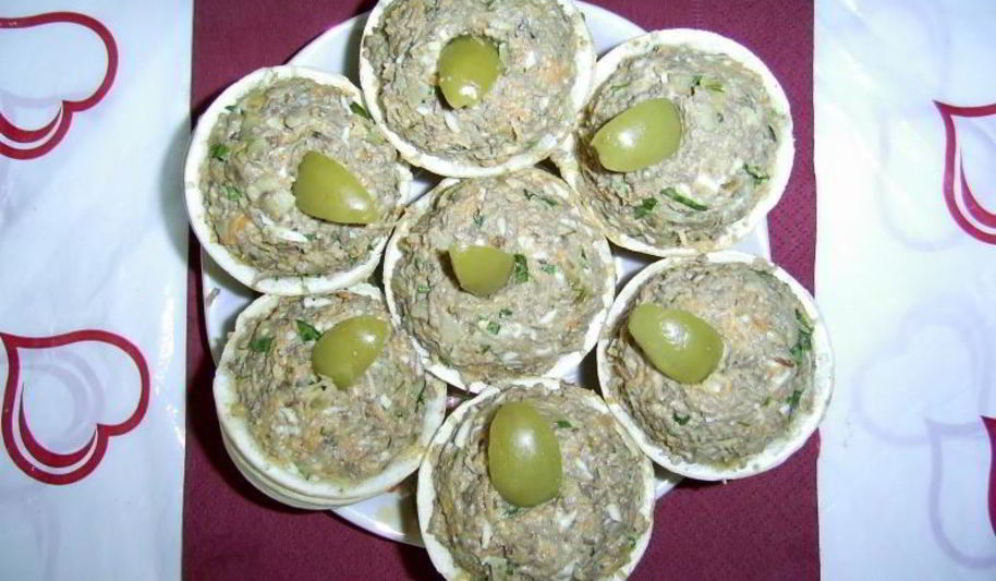 Рецепт тарталеток с печенью