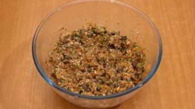 тарталетки с салатом из куриной печени