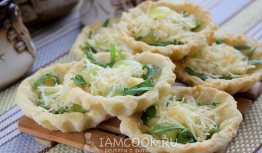 Рецепт тарталеток с сыром