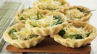тарталетки с сыром