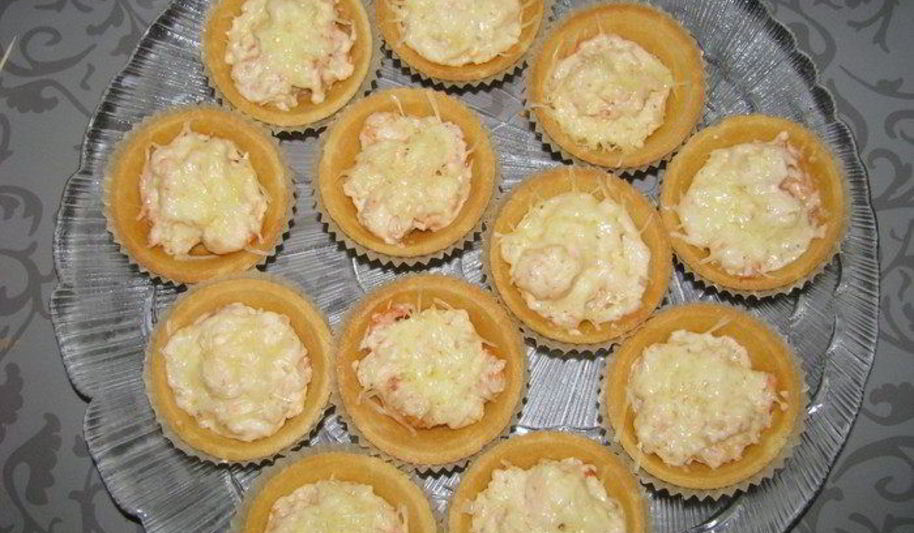 Рецепт тарталеток с жульеном из креветок