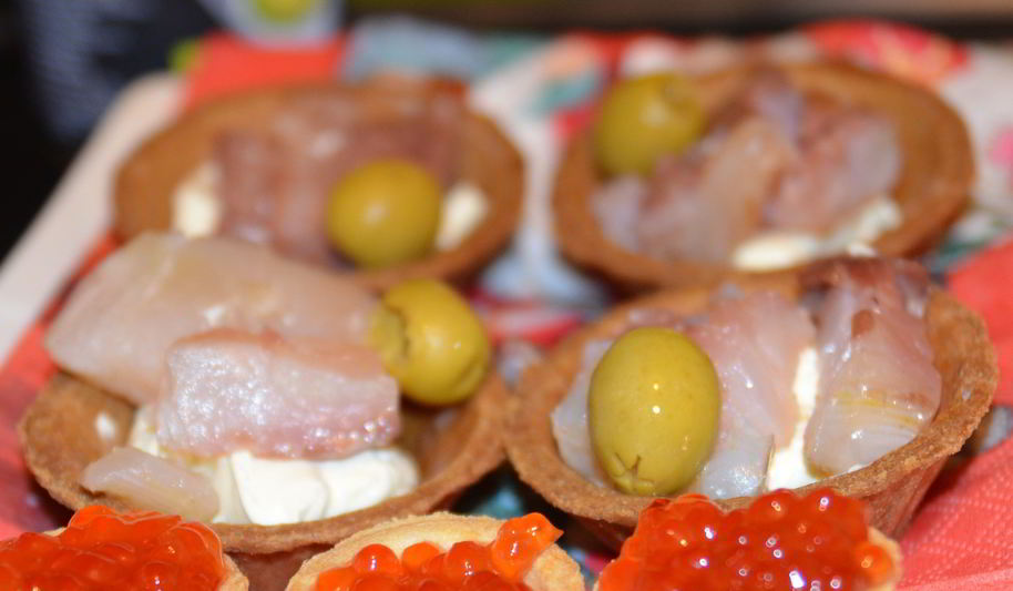 Рецепт тарталеток со слабосоленым муксуном