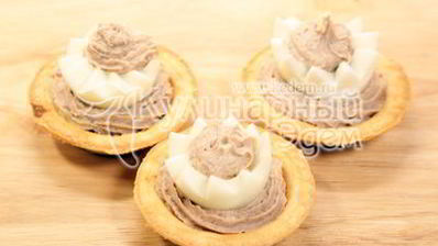 тарталетки яичные тортики