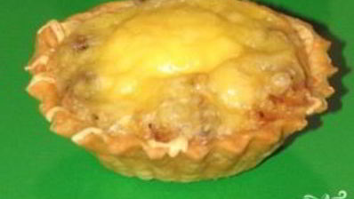 тарталетки запеченные с начинкой