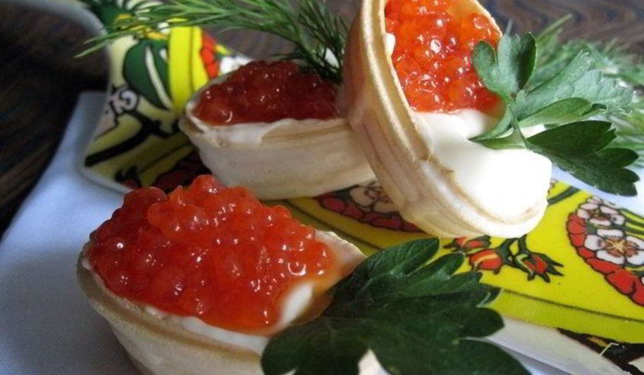 Рецепт вафельных тарталеток