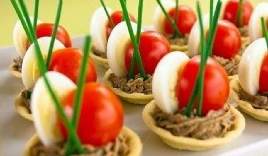 Рецепт закусочных тарталеток с печеночным муссом