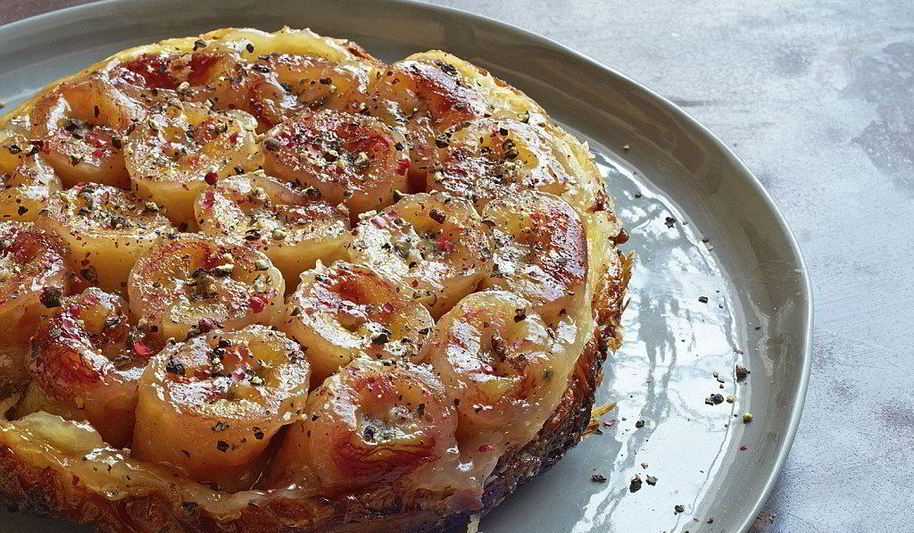 Рецепт бананового тарта татен