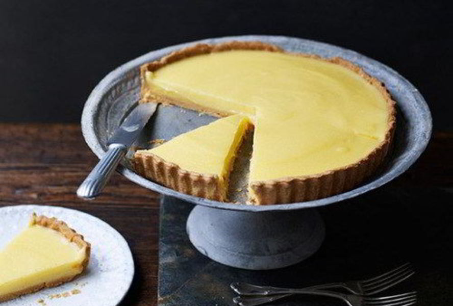 Французский лимонный заварной тарт