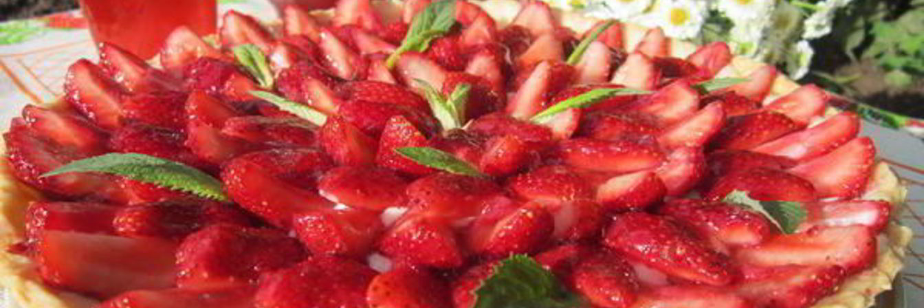 Клубничный тарт с заварным кремом