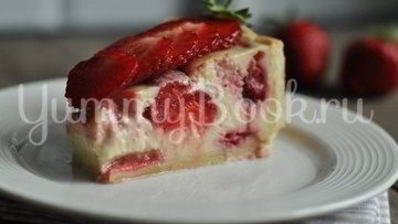 клубничный тарт со сметаной