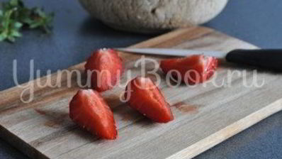 клубничный тарт со сметаной