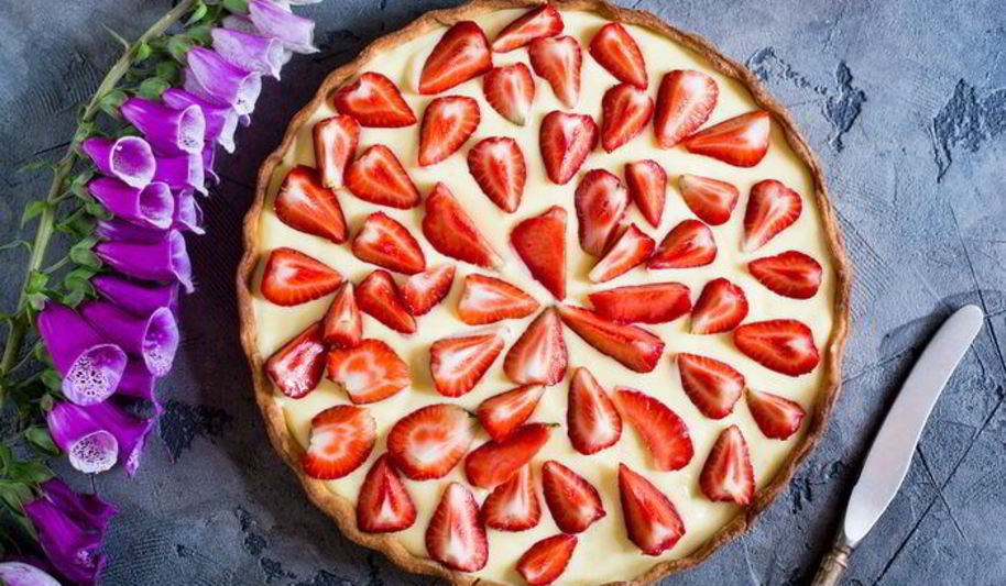 Рецепт клубничного тарта