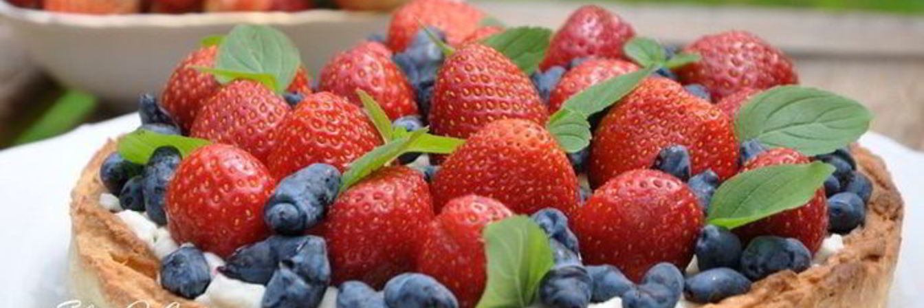 Летний тарт с ягодами