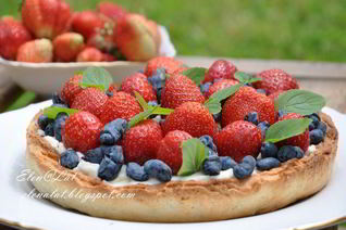 Летний тарт с ягодами