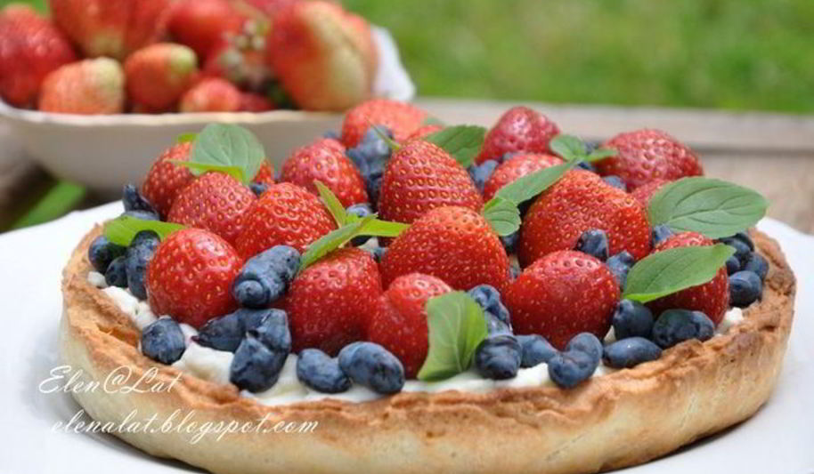 Рецепт летнего тарта с ягодами