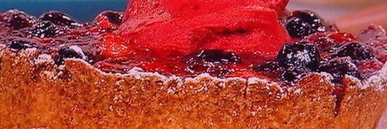 Летний ягодный тарт и ягодный сорбе