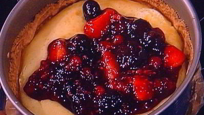 летний ягодный тарт и ягодный сорбе