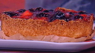 летний ягодный тарт и ягодный сорбе