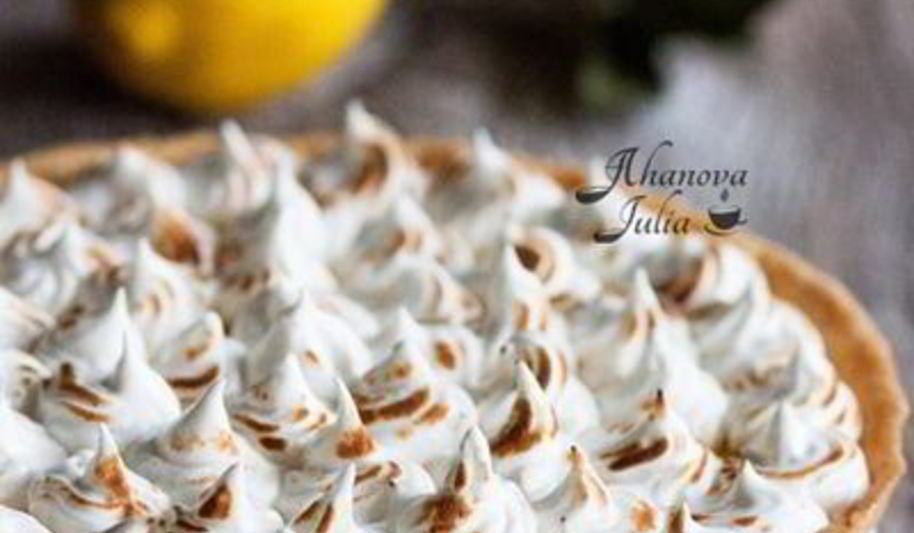 Рецепт лимонного тарта с меренгой