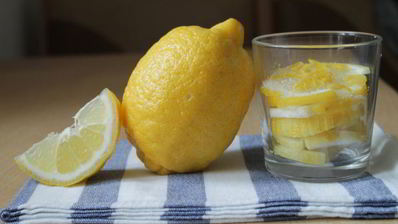 лимонный тарт с миндалем