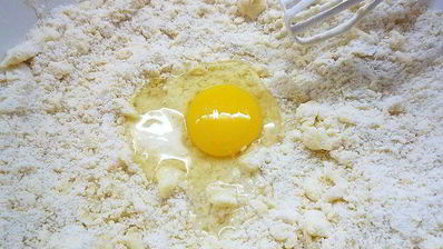 миндальный тарт с запеченным кремом