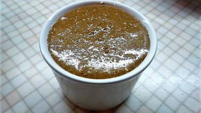 миндальный тарт с запеченным кремом