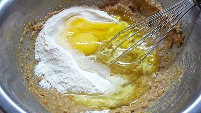 миндальный тарт с запеченным кремом