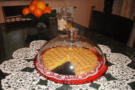 Нежный песочный тарт с лимонным кремом