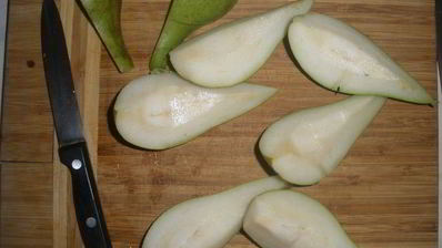 шоколадно-грушевый тарт