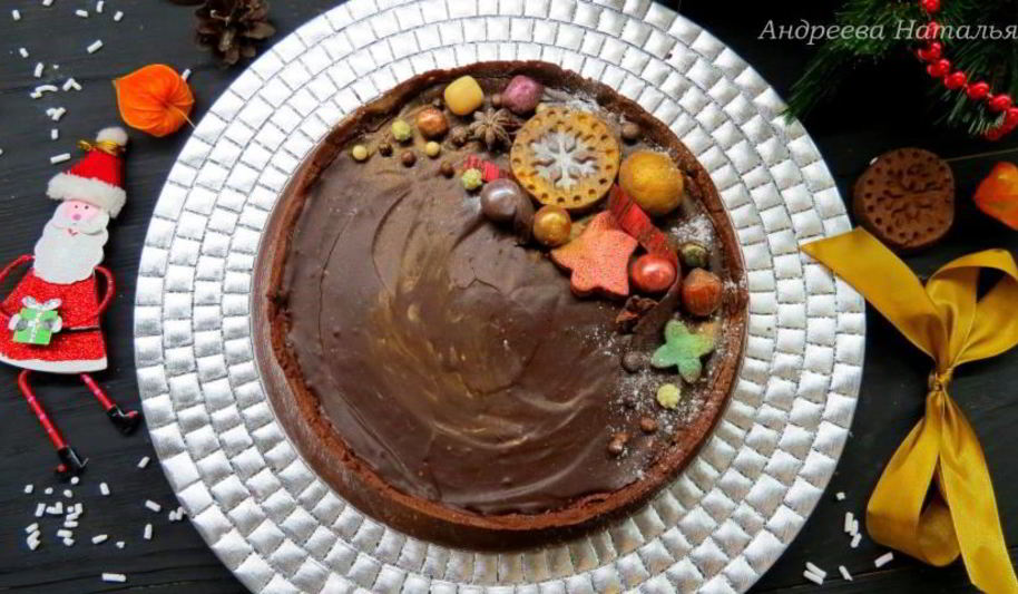 Рецепт шоколадна-каштанового тарт