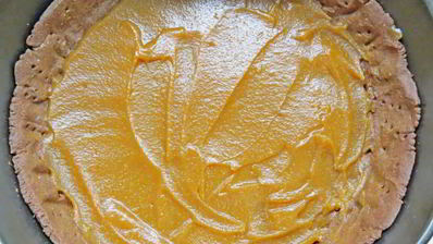 шоколадно-каштановый тарт