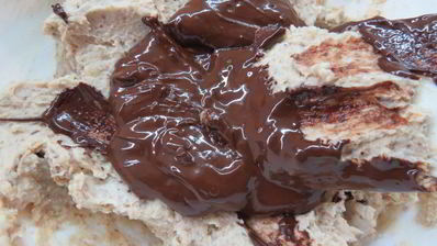 шоколадно-каштановый тарт