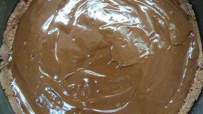 шоколадно-каштановый тарт