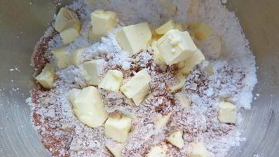 шоколадно-каштановый тарт